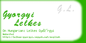 gyorgyi lelkes business card